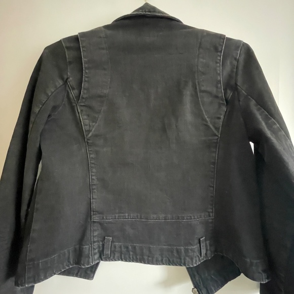 Current Elliott Black Jean jacket - Picture 4 of 8
